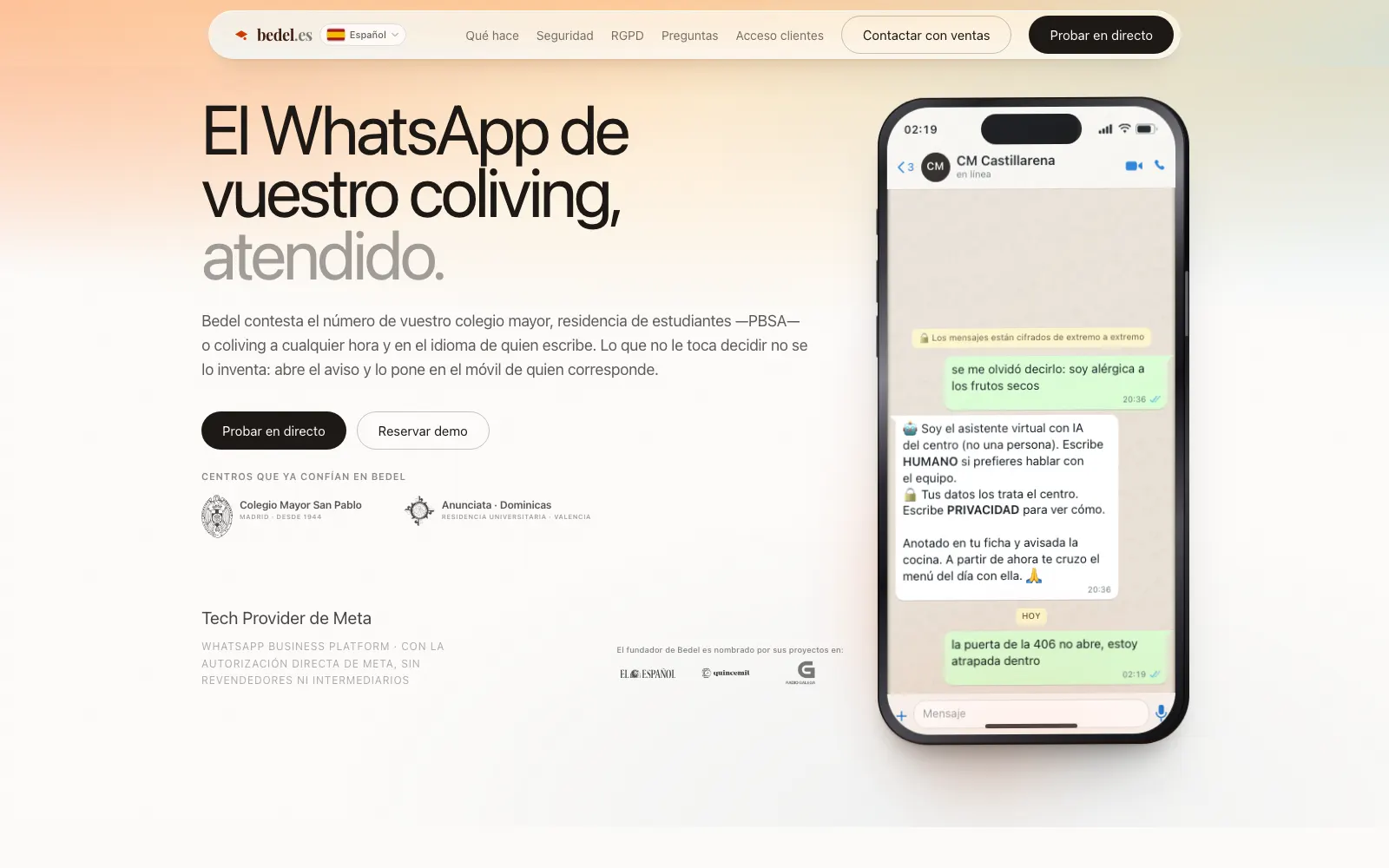 La web de Bedel